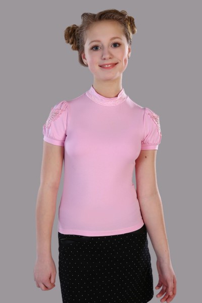 Блузка для девочки Бэлль Арт. 13133 - светло-розовый (Н)
